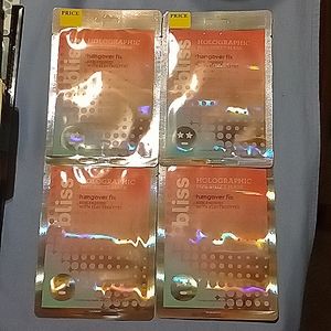BLISS Holographic Foil Sheet Mask Hangover Fix (4 piece)